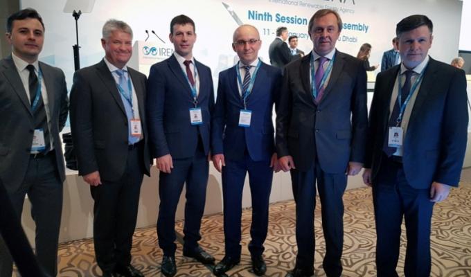 Україну як нового повноправного члена IRENA та її шлях розвитку відновлюваної енергетики презентовано на 9-й сесії Асамблеї IRENA