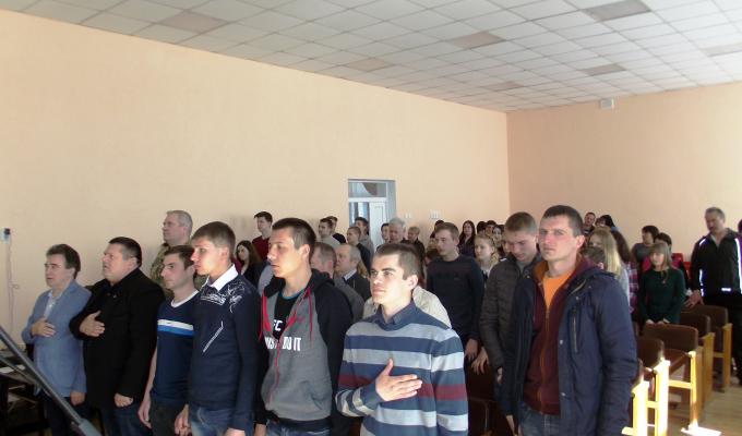 Урочисті проводи призовників району