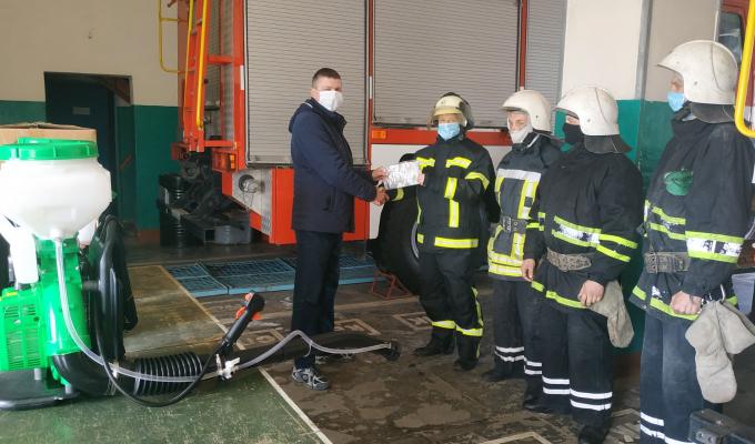 Білокуракинському МРВ ДСНС передано обладнання для здійснення санітарної обробки!