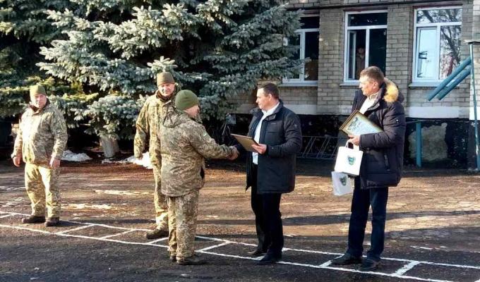 Привітали військовослужбовців зі святом