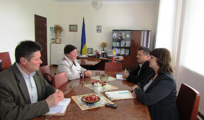 Відбулась зустріч із начальником головного управління Пенсійного фонду України в Луганській області