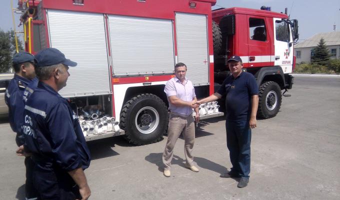Рятувальникам Білокуракинщини передали  пожежно-технічне оснащення