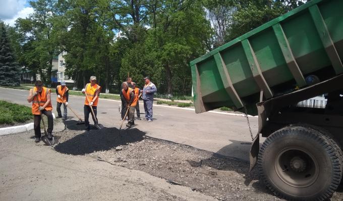 Ремонт дороги в Білокуракинському районі