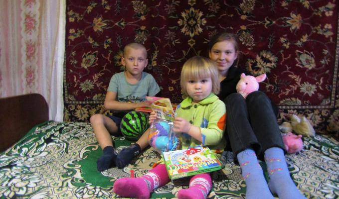 Подарунки від щирого серця дітей Гощі