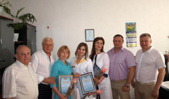 Привітали медиків Білокуракинщини
