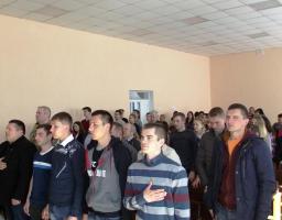 Урочисті проводи призовників району