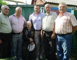 Привітали ветерана з ювілеєм